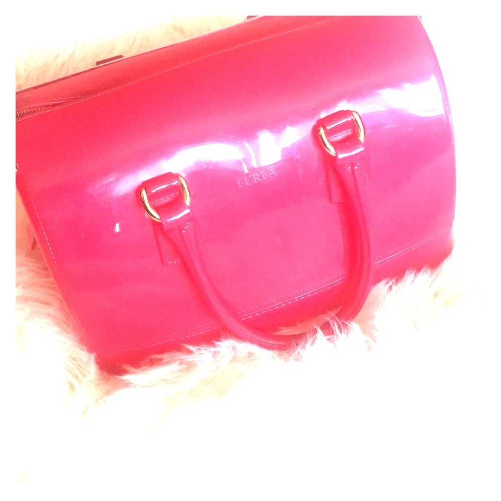 Authentic Pink Furla Candy Bag